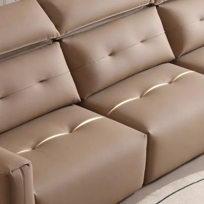 Genuine Leather Living Room Sofas - Electric Reclining