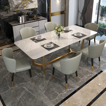 Italian Luxury Dining Table: Modern Design, Kitchen Center, Restaurant, Home Furniture