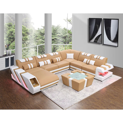 Modern Elegant Luxury Fabric Sofa Set for Living Rooms