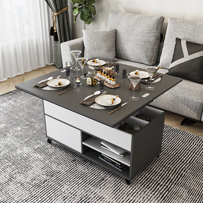 Multifunctional Lifting Coffee Table: Dual-Use, Movable, Telescopic, Folding Side Table