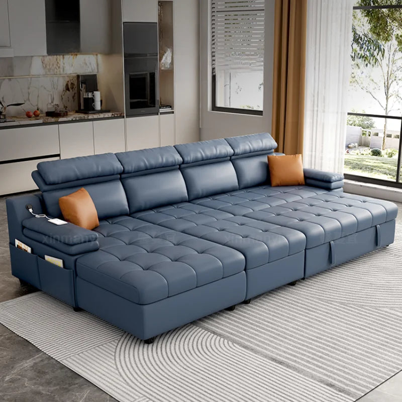 Reclining Storage Sofa - Modern Corner Lounge & Designer Loveseat