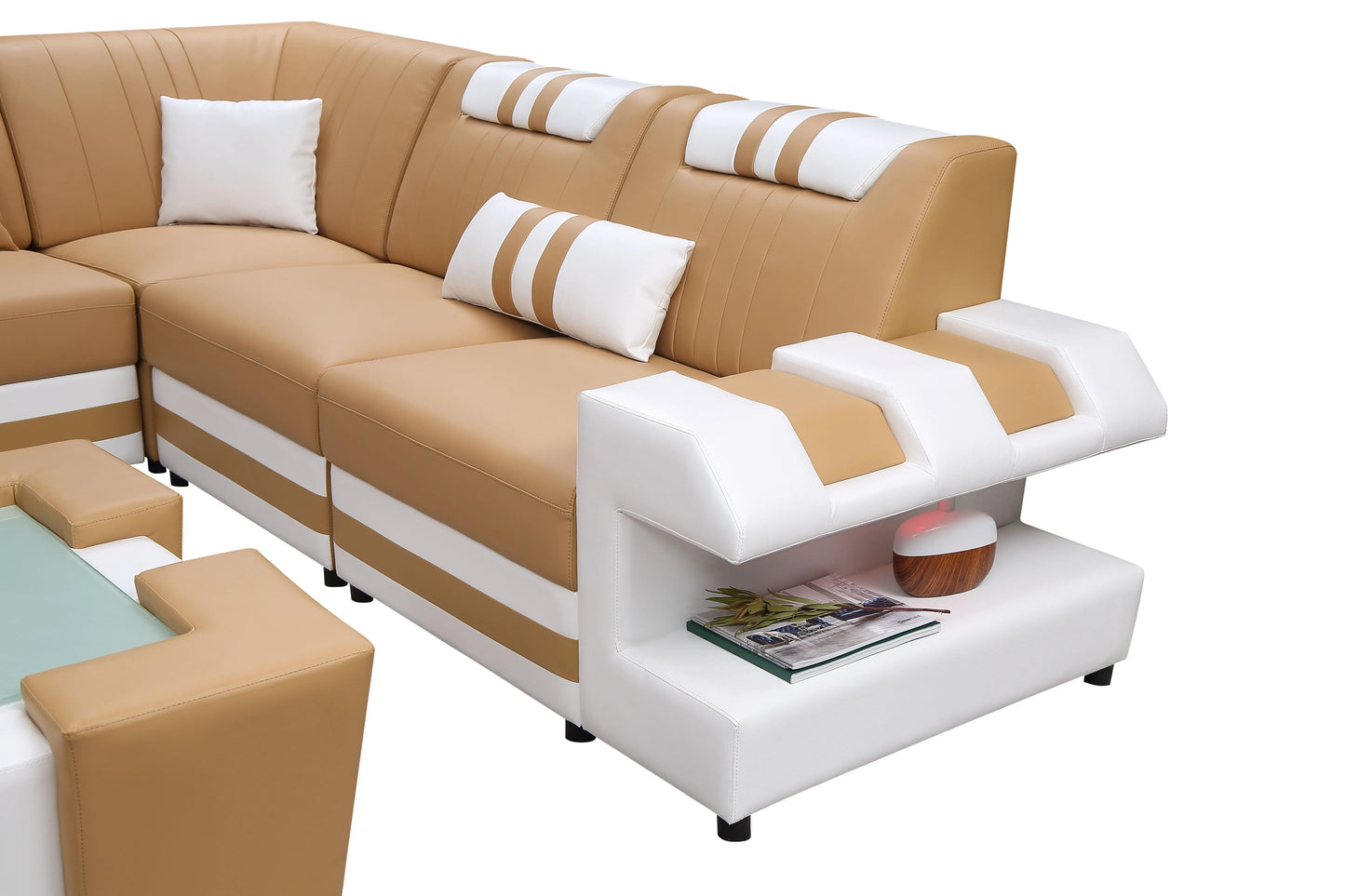 Modern Elegant Luxury Fabric Sofa Set for Living Rooms