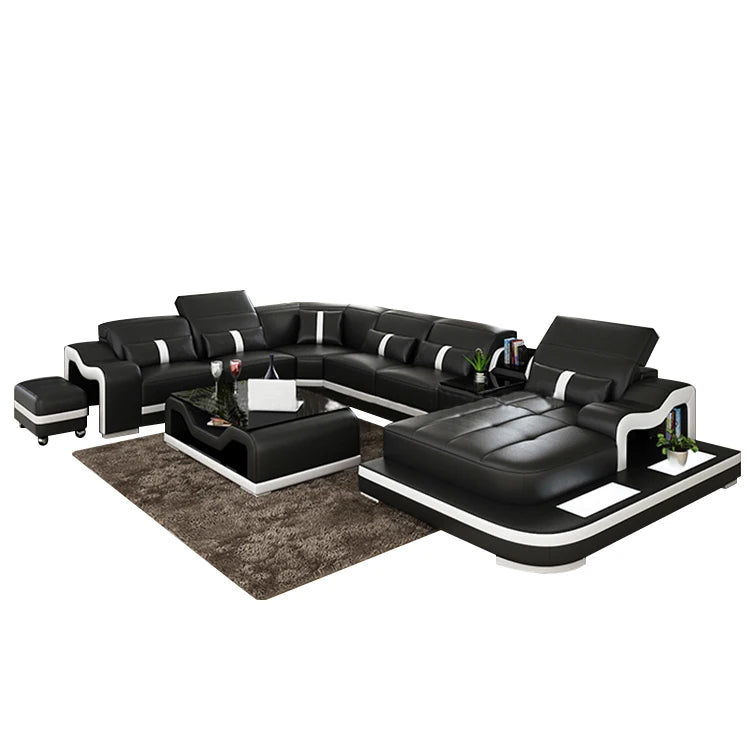 Customized Luxury Sectional Sofa Set for Modern Living Rooms