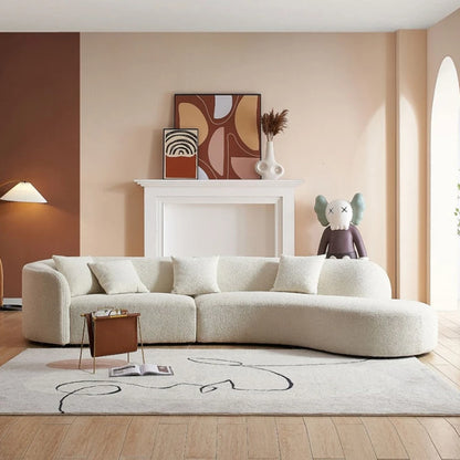 Simple Modern Lazy Sofa: Nordic White, Designer Reading Chair, Love Seat