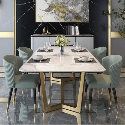 Italian Luxury Dining Table: Modern Design, Kitchen Center, Restaurant, Home Furniture