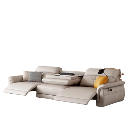 Leather Modern Multifunctional Sofa - Electric Adjustable