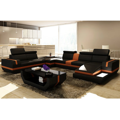 Italian Soft Bubble Couch Leather Sofa for Office