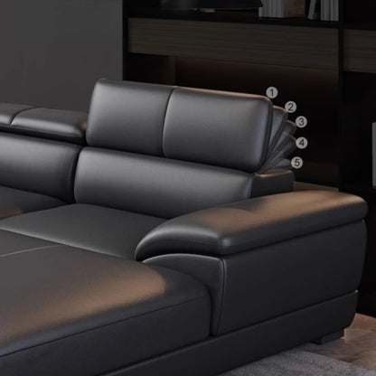 Designer Black Luxury Sofa - Modern Recliner & Sectional