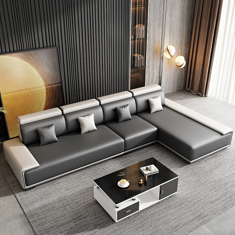 Designer Modern Sofa - Lazy Recliner, Luxury Lounge Sectional