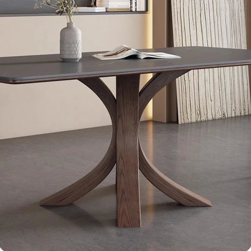 Center Luxury Dining Table: Nordic Design, Kitchen, Living Room, Office Furniture