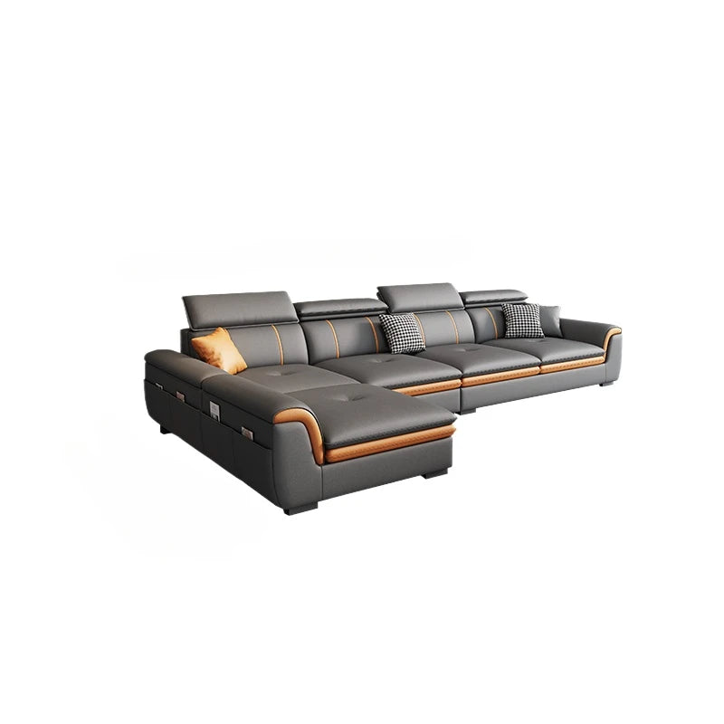 Designer Fancy Living Room Sofa: Nordic Reclining Loveseat