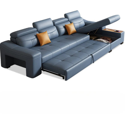 Foldable Nordic Lazy Sofa Chair - Modern Sleeper & Storage