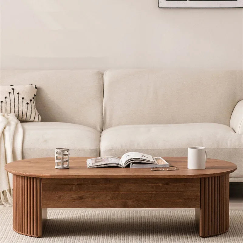 Storage Coffee Table: Modern Organizer, Mobile, Minimalist Living Room Furniture