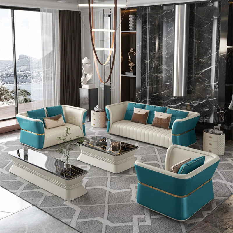 Luxury Modern Living Room Sofas - Designer Lounge Loveseat