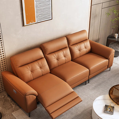 Electric Designer Sofa Chair - Functional Reclining Leather Lounge