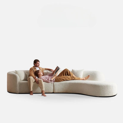 Simple Modern Lazy Sofa: Nordic White, Designer Reading Chair, Love Seat