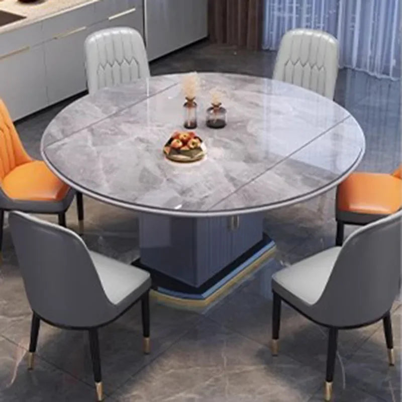 Round Luxury Dining Table: Designer Nordic, Modern, Italian, Big Restaurant Furniture