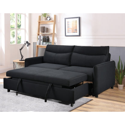 Convertible Sleeper Sofa Bed, Loveseat Futon, Reclining Backrest