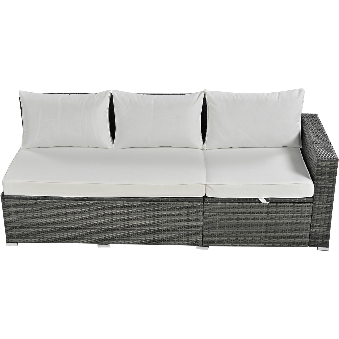 Outdoor 6-Piece All Weather PE Rattan Sofa Set