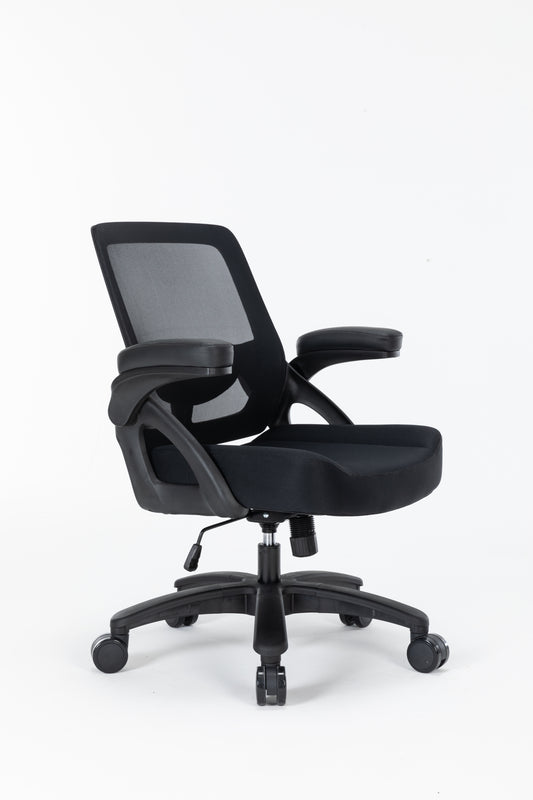 Office Chair 400lbs with Flip-up Arms, Mesh Ergonomic