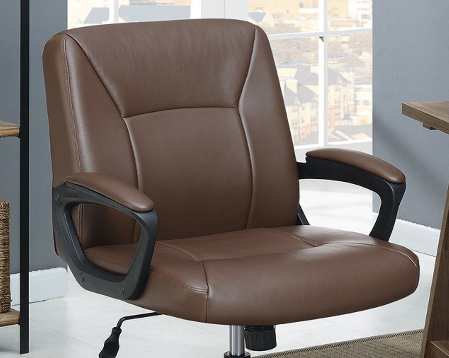 Office Chair Upholstered Seat back Adjustable Chair Comfort