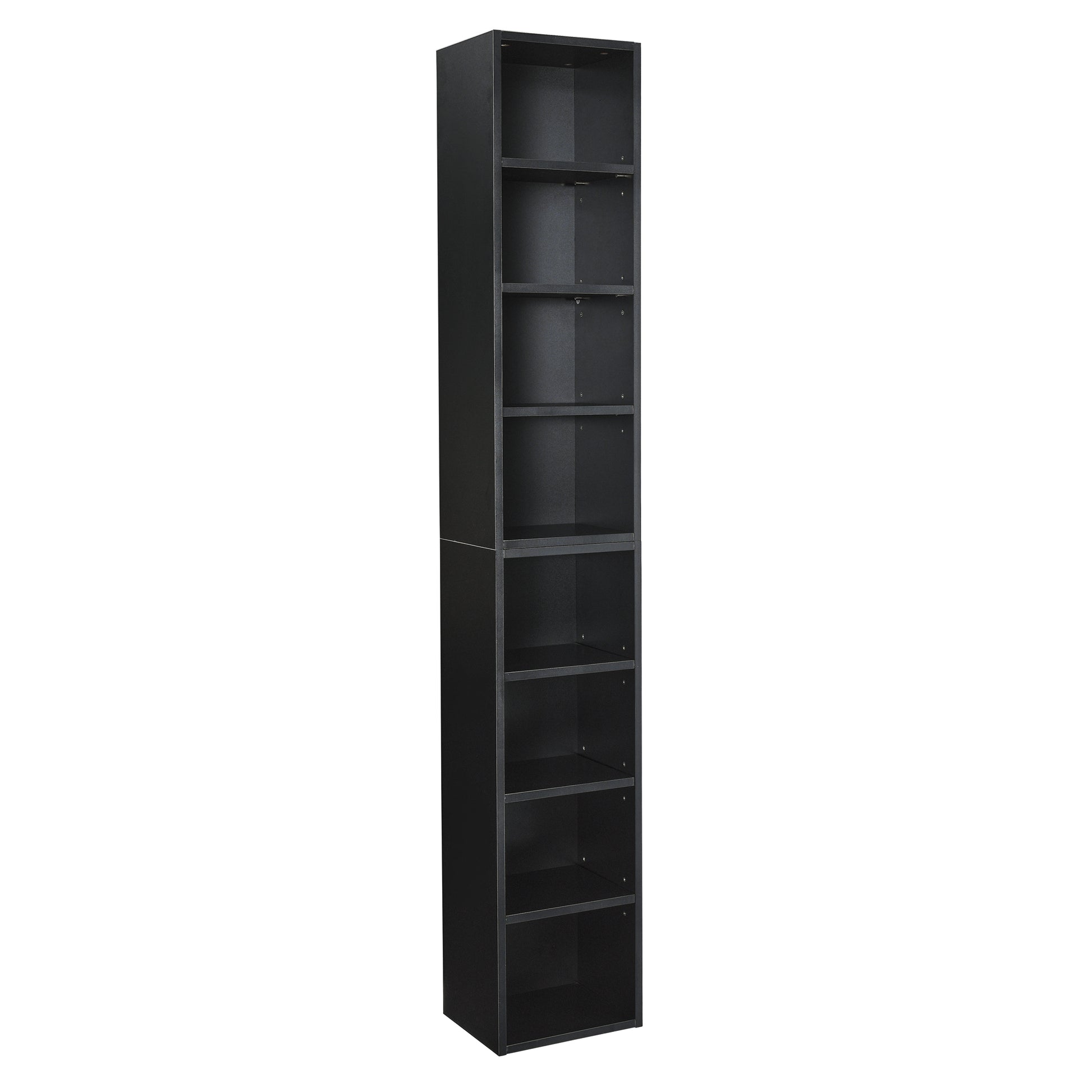 Slim Storage Cabinet with Adjustable Shelves for Home Office