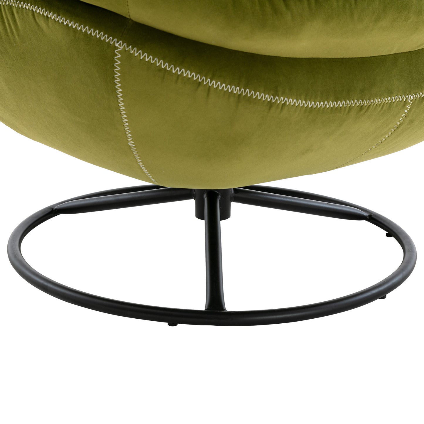 Accent chair Living room Chair, Ottoman-FRUIT GREEN