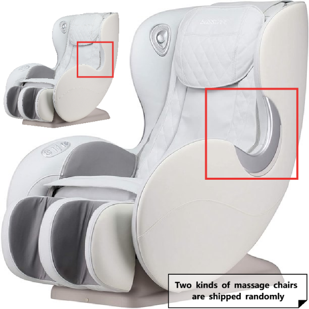 Massage Chairs, SL Track Full Body Recliner, Bluetooth Speaker, Beige