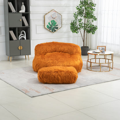 COOLMORE Bean Bag Chair Faux Fur Lazy Sofa