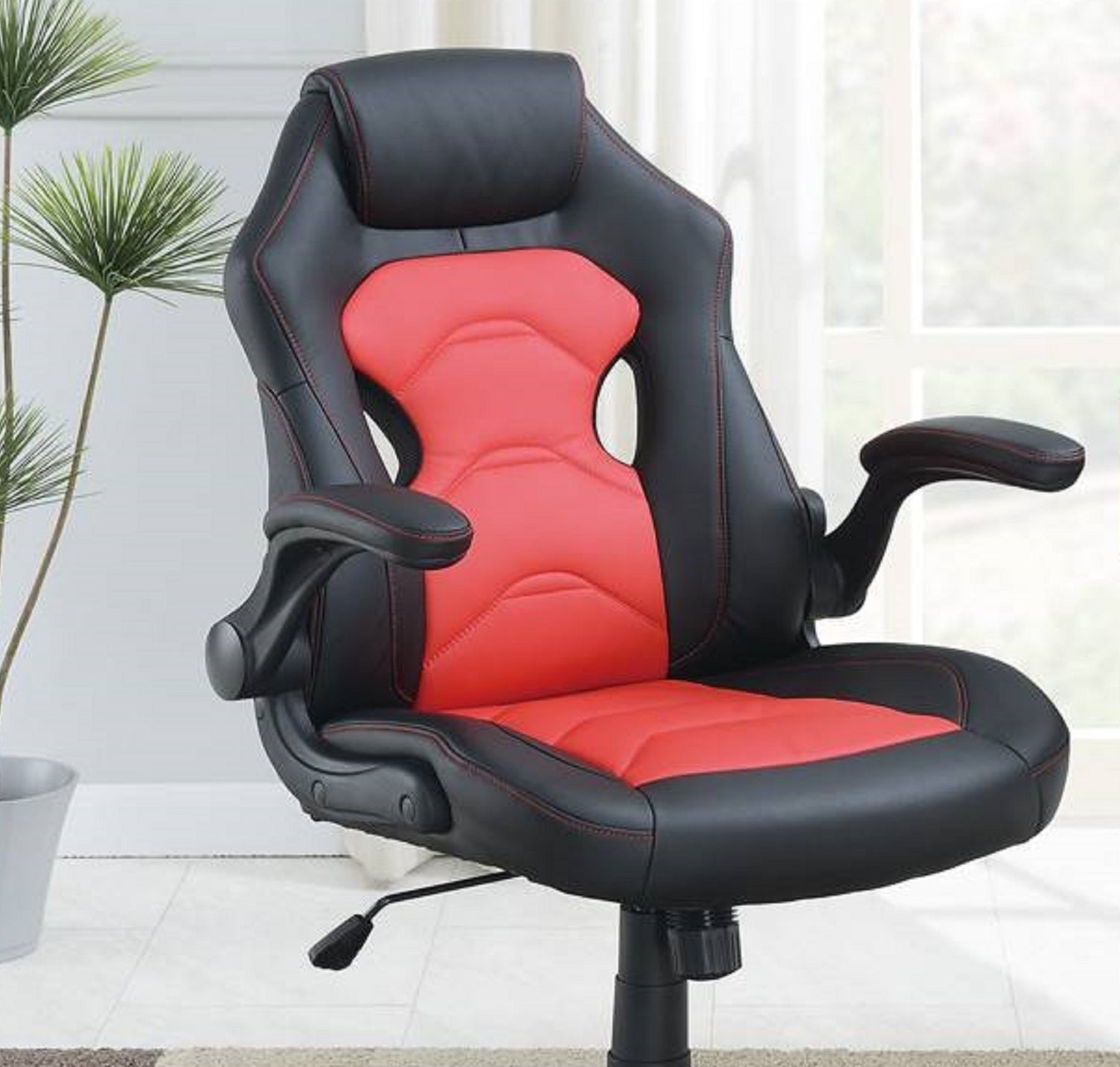 Office Chair Relax Gaming Office Chair Work Black And Red Color