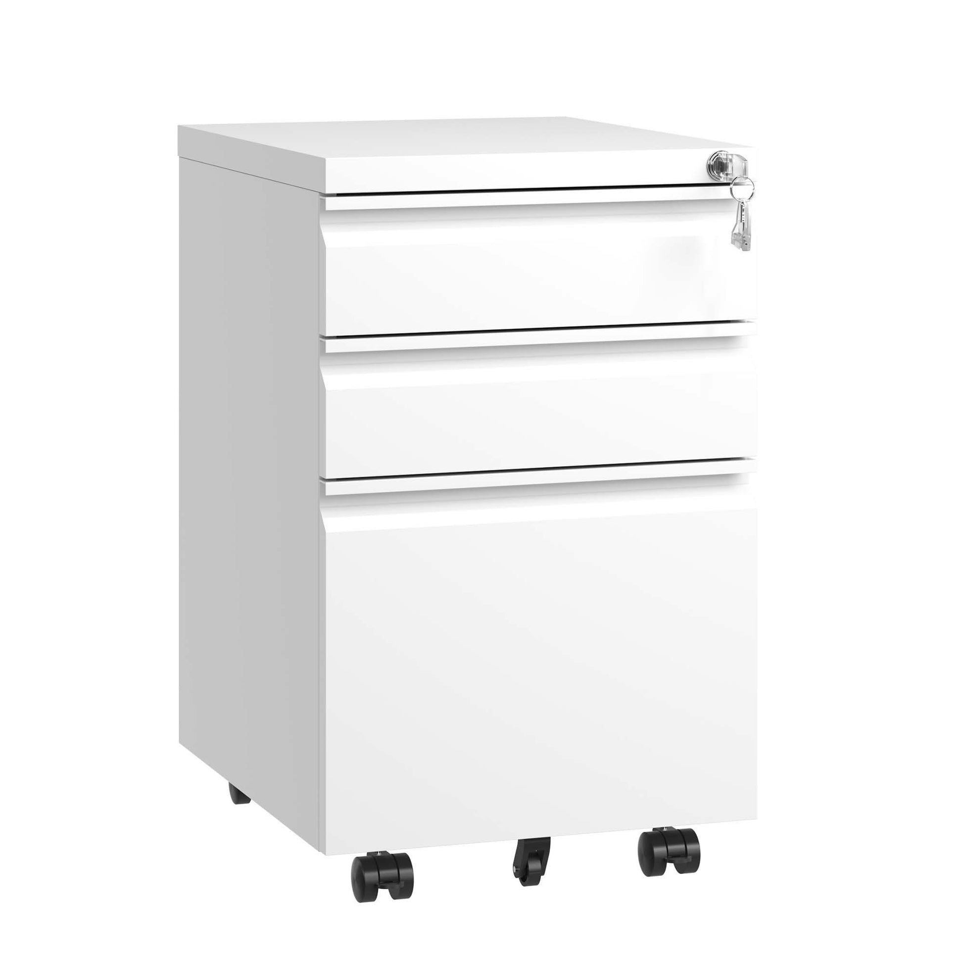 Mobile File Cabinet with Lock, for Home Office