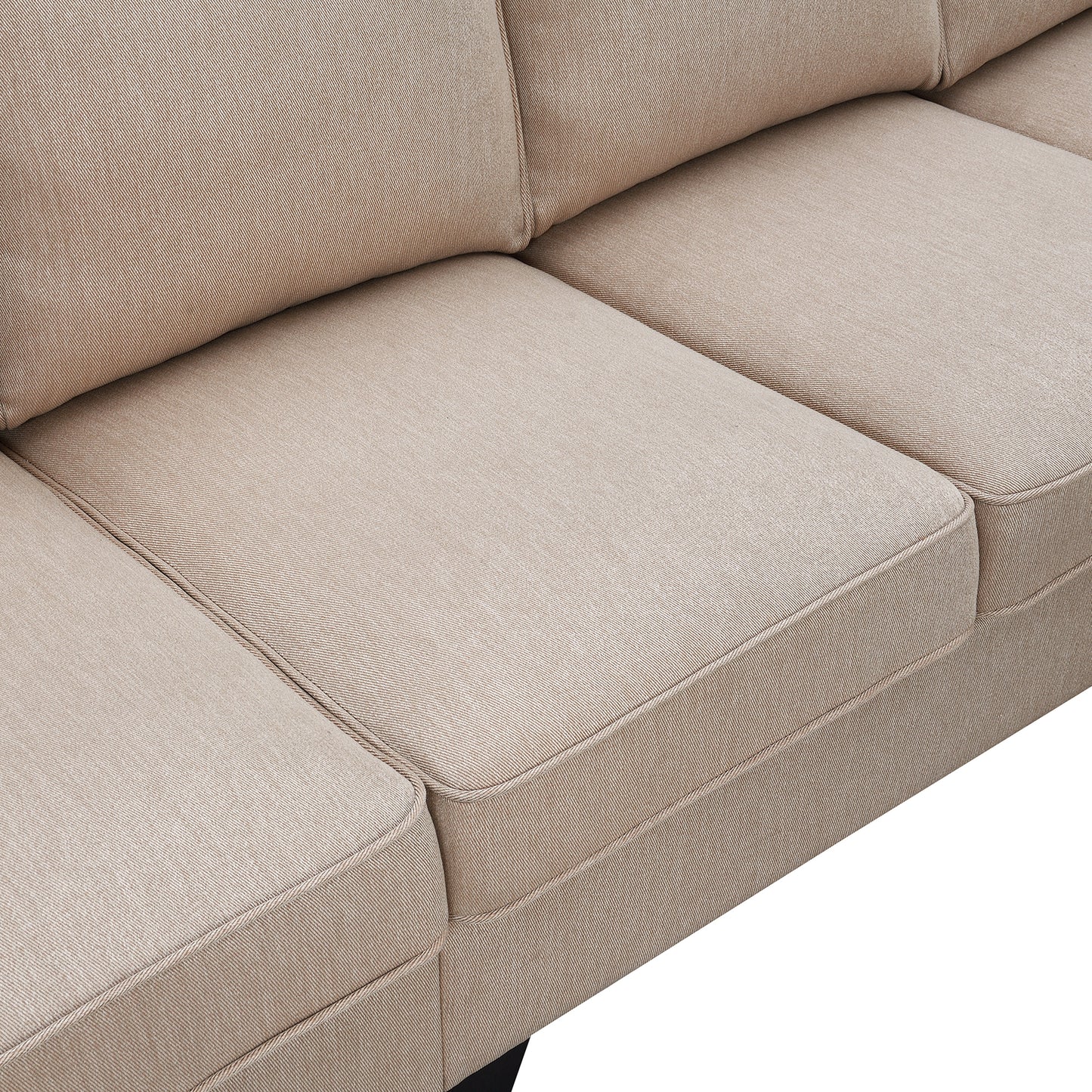 Sectional Sofa: 7-Seat Set, Chaise Lounge, Convertible Ottoman