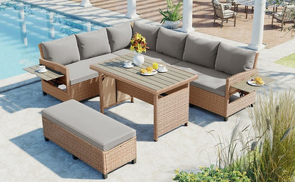 5-Piece Outdoor Patio Sofa Sectional