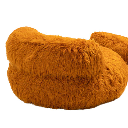 COOLMORE Bean Bag Chair Faux Fur Lazy Sofa