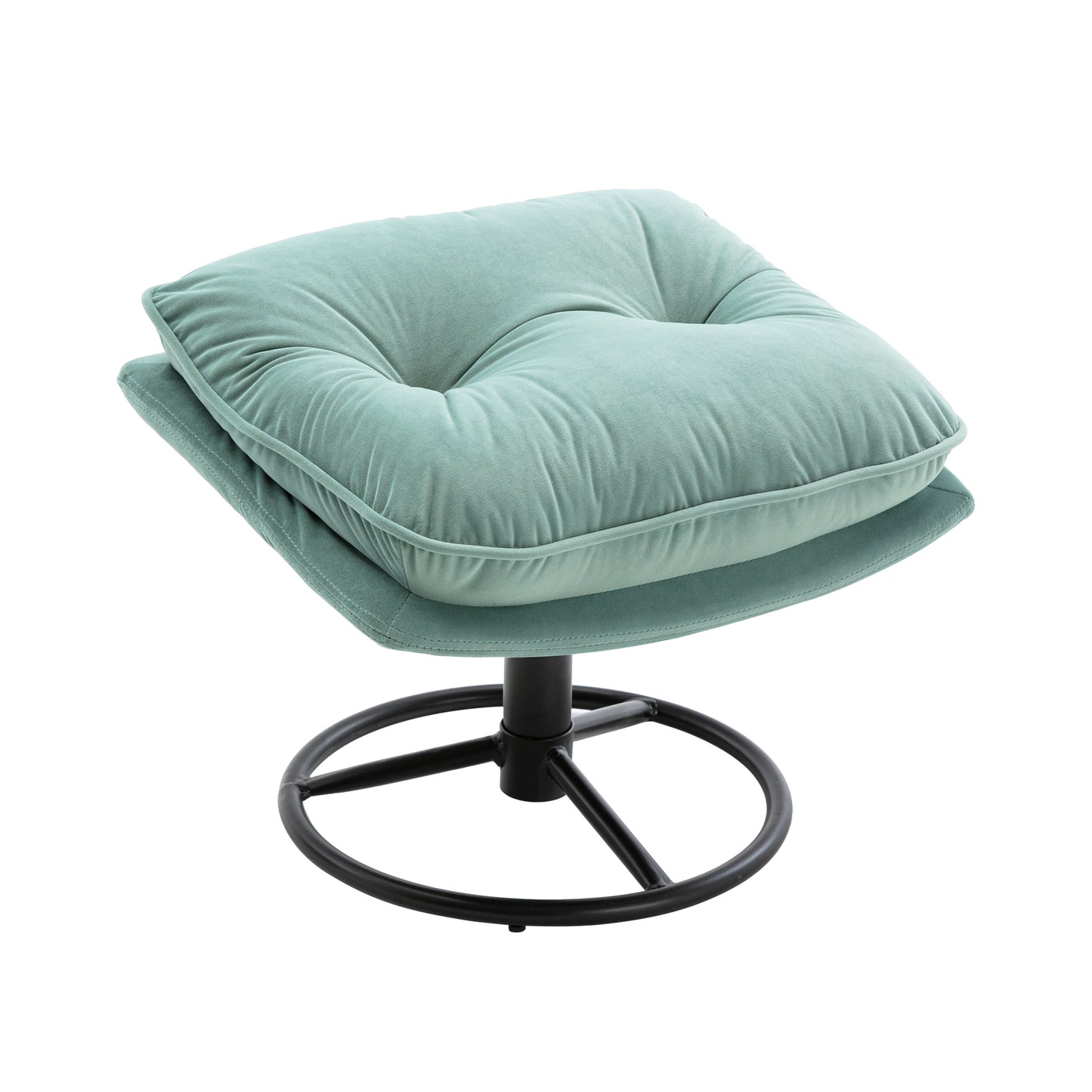 Accent chair  Living room Chair, Ottoman-TEAL