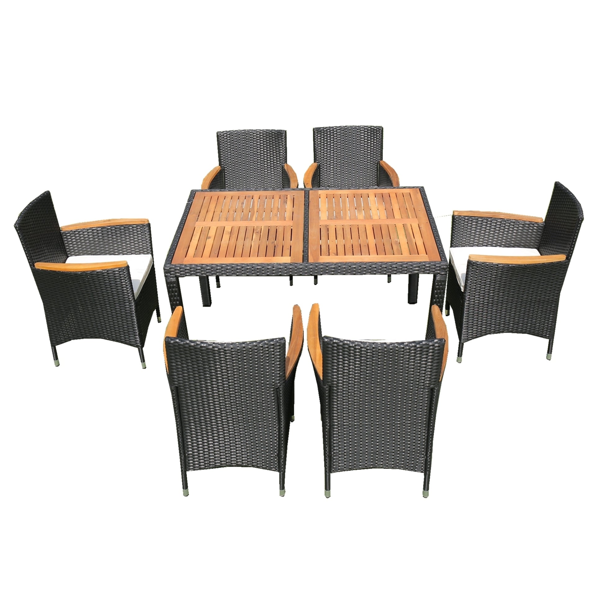 7 piece Outdoor Patio Dining Set Patio