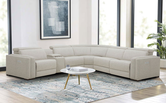 Mansion L Shape Sectional Sofa With Recliners