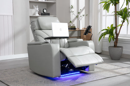 Power Recliner with USB Port, Storage, Cup Holder, Stereo