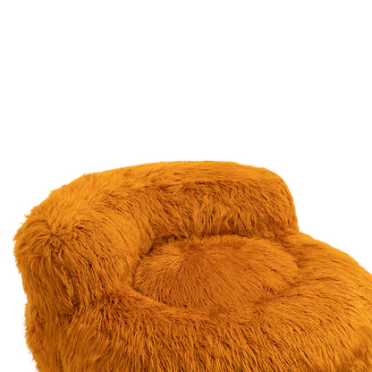 COOLMORE Bean Bag Chair Faux Fur Lazy Sofa