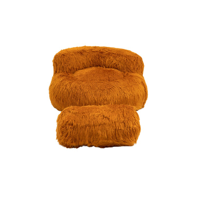 COOLMORE Bean Bag Chair Faux Fur Lazy Sofa