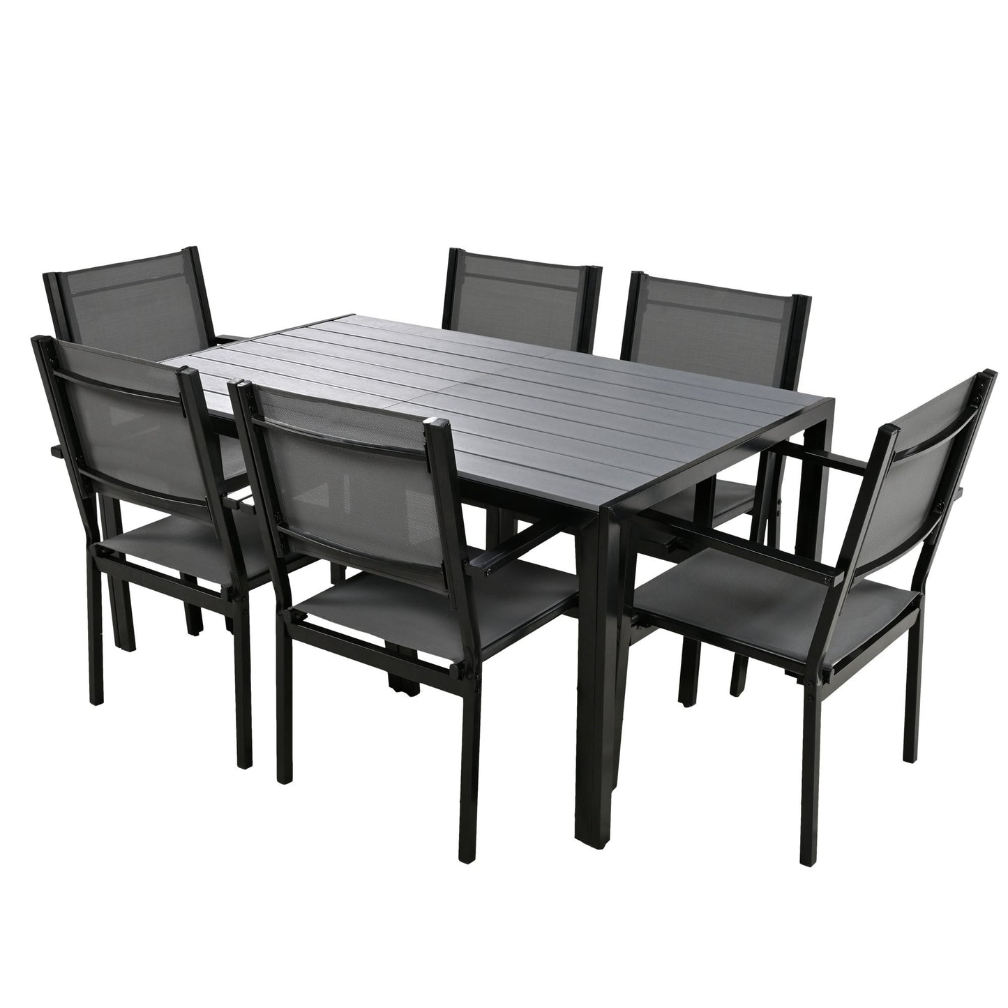 Outdoor Table and Chair Set, Suitable for Patio, Balcony, Backyard.