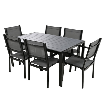 Outdoor Table and Chair Set, Suitable for Patio, Balcony, Backyard.