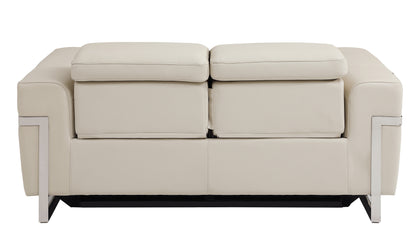 Italian Leather Sofas with Power Recliner