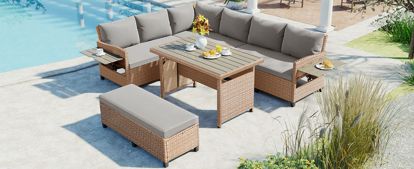 5-Piece Outdoor Patio Sofa Sectional