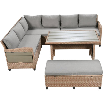 5-Piece Outdoor Patio Sofa Sectional