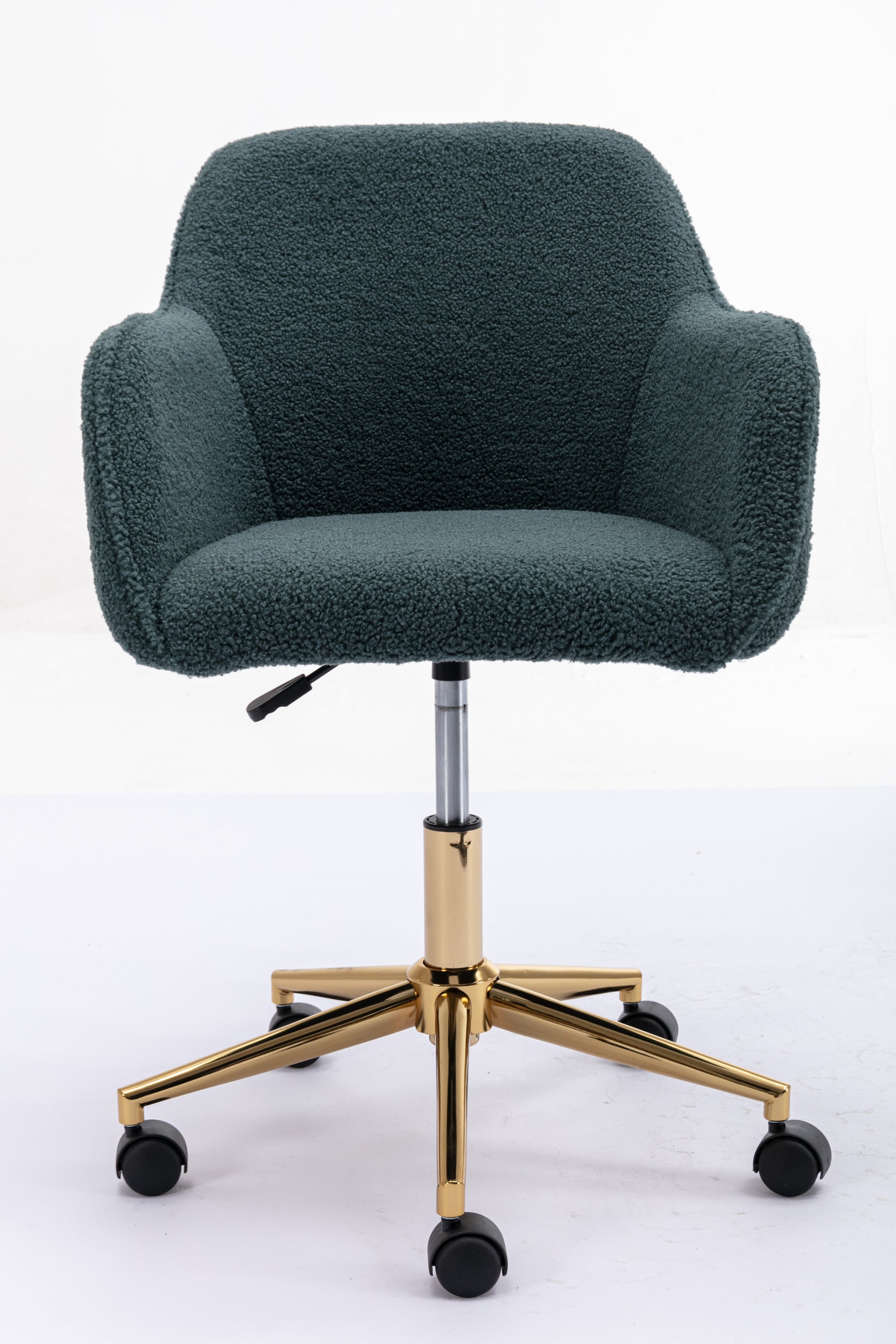 Home Office Chair With Gold Metal Legs