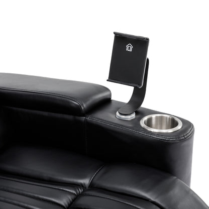 Recliner, Home Theater, Hidden Storage, LED Light, Cup Holder