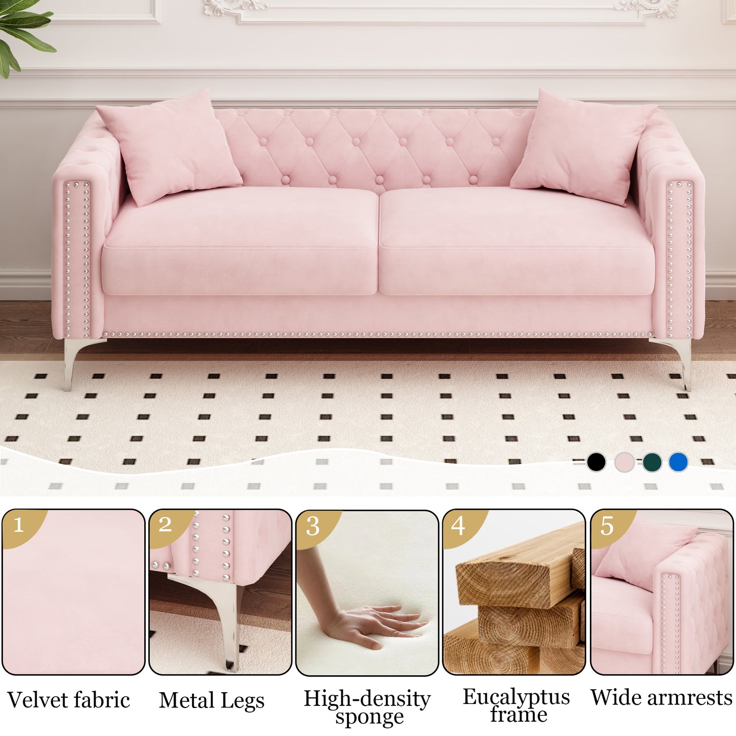 Sofa triple sofa, suitable for large and small Spaces