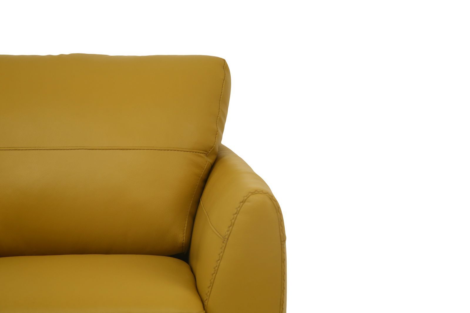 Valeria Sofa, Mustard Leather