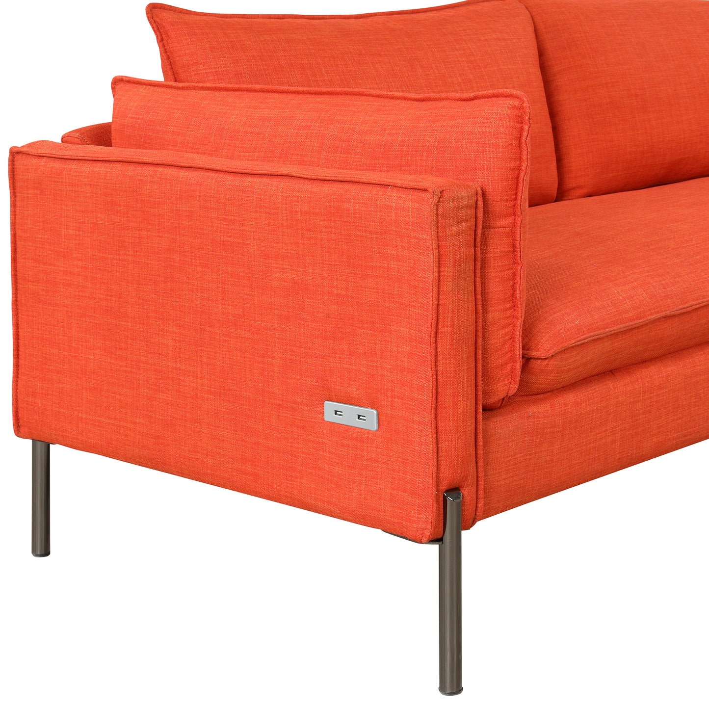 Modern Linen Sofa Set, Loveseat, Couch (2+3 seat)